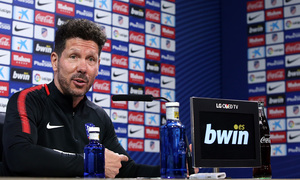 Simeone: “Espanyol try to play a fluid style of football with lots of possession